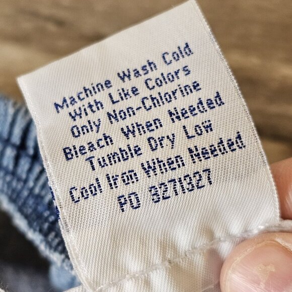 90s Womens Large Denim Jean Tiered Skirt Western Pullon Maxi Long Boho Cowgirl - Picture 6 of 9